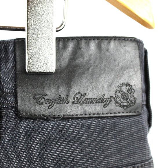 English Laundry Brixton Men's Size 38x30 Charcoal Gray Straight Leg Jeans - Picture 8 of 13